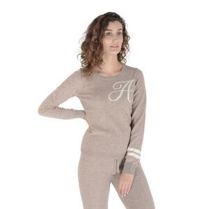 Dee Ocleppo Cashmere Lounge Set Style A Women Camel Sweaters